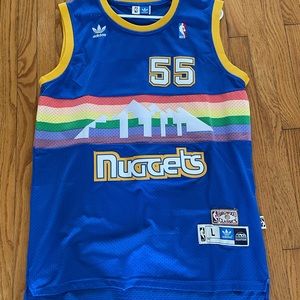 Mens Adidas Nuggets jersey